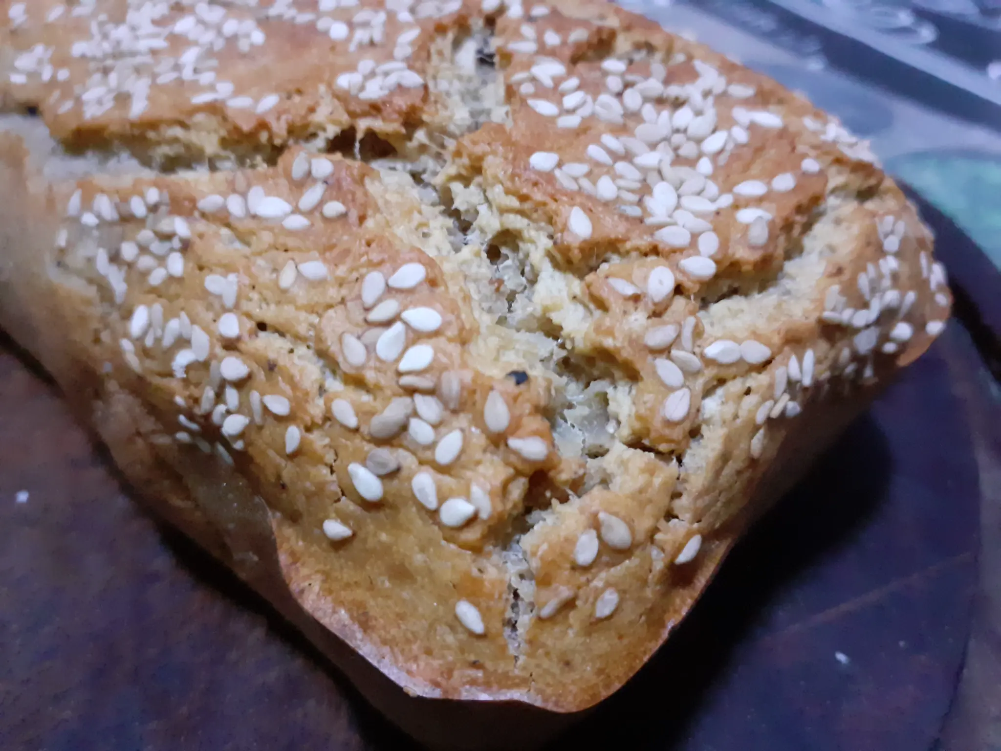 Pão GurdJ com gergelim